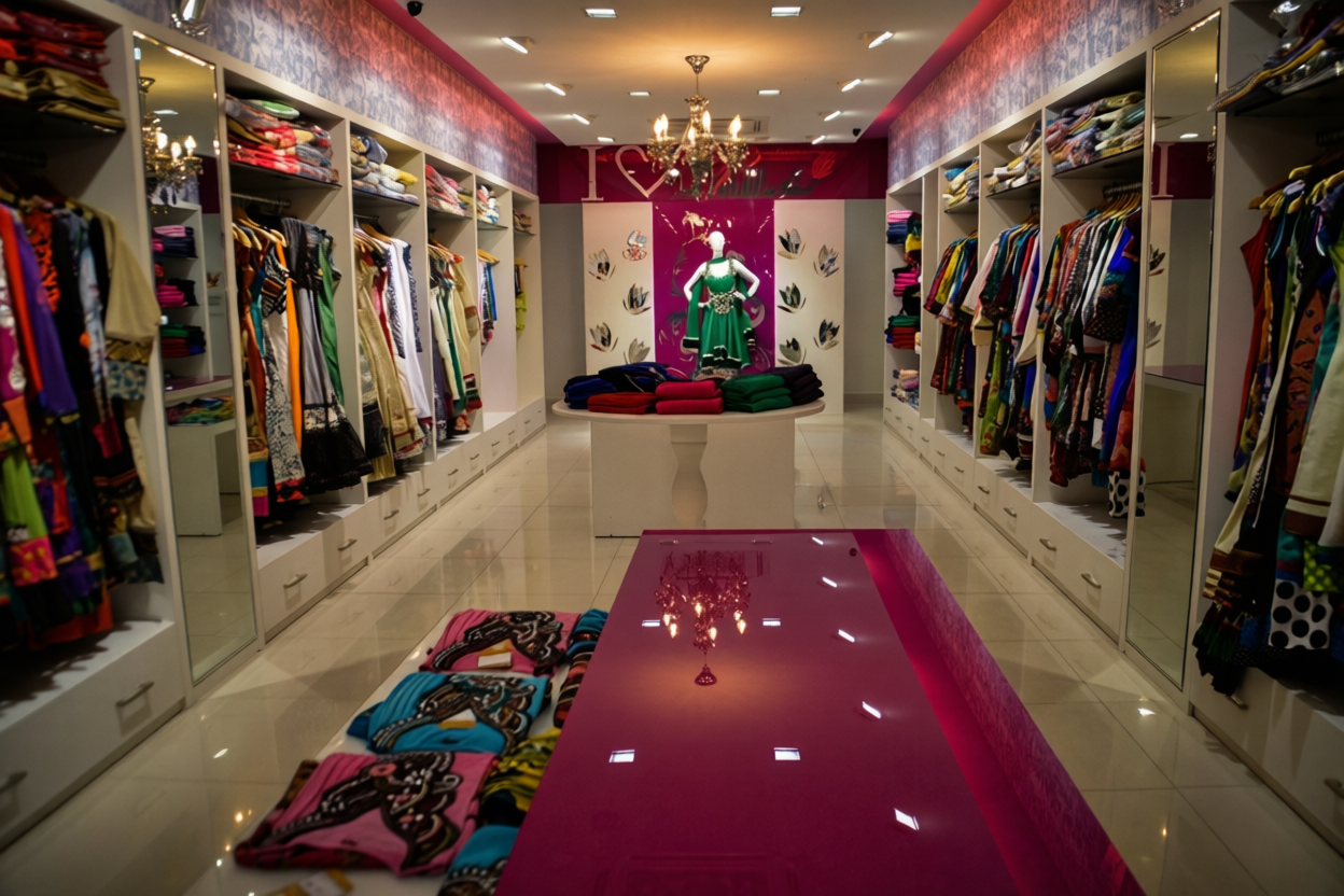 Pankhudii boutique, Rajouri Garden, New Delhi — Dios Arch Design
